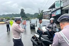 Polda Maluku tindak 250 pelanggar aturan lalulintas dalam operasi patuh salawaku