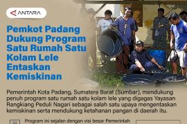 Pemkot Padang dukung program satu rumah satu kolam lele entaskan kemiskinan