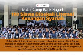 Mabit Camp Bank Nagari 190 Siswa dibekali literasi keuangan syariah