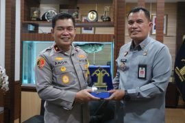 Kanwil Kemenkum Kepri terima kunjungan wakapolda, bahas penguatan sinergi penegakan hukum lintas sektor