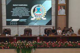 DPRD Manado paripurnakan penyampaian rekomendasi APBD 2024