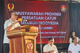 Ketum KONI Jambi AKBP Mat Sanusi resmi buka Musprov Percasi Jambi