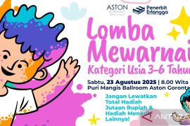 Aston Gorontalo dan Erlangga gelar kegiatan lomba mewarnai