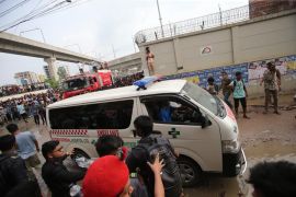 Pesawat latih AU Bangladesh jatuh di kampus, 19 tewas dan 100 terluka