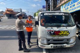 Ditlantas Polda Babel tindak 26 pelanggar lalu lintas dalam razia gabungan di Pangkalpinang