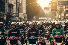 Driver online Jatim tegaskan dukungan terhadap komisi 20 persen