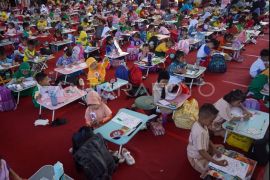 FOTO - Peringatan Hari Anak Nasional di Makassar