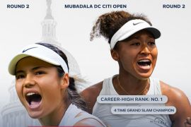 Raducanu vs Osaka di babak kedua DC Open