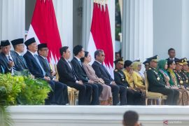 Ketua DPR RI Puan Maharani hadiri pelantikan Perwira TNI/Polri 2025 di Istana