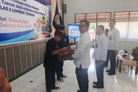 Puluhan anak yang berhadapan dengan hukum di Lapas Loteng dapat remisi