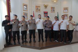 Wali Kota Padang terima kunjungan Dansat Brimob Baru Polda Sumbar
