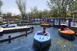 Taman hiburan jadi destinasi wisata favorit saat musim panas di China