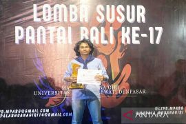 Bersaing dengan TNI, mahasiswa ULM juara tiga Lomba Susur Pantai Bali tingkat nasional