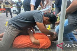 Polres Bangka Tengah gelar rekonstruksi kasus pembunuhan di Beriga