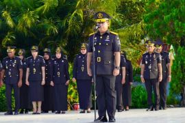 Kemenkum Malut gelar upacara tabur bunga sambut hari pengayoman 2025