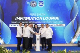 Menteri Imipas resmikan "immigration lounge" di Kebayoran Park Mall