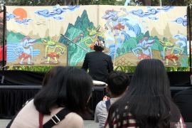 Pagelaran wayang beber di Malang