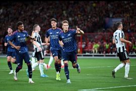 Lima gol tercipta saat Arsenal menang atas Newcastle