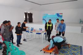 Polisi gelar pelatihan tanggap darurat kecelakaan lalu lintas