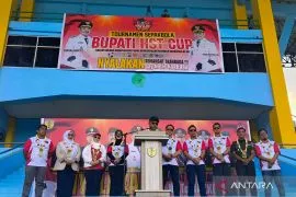 Sepakbola Bupati HST Cup diharapkan jadi sarana kembangkan potensi generasi muda