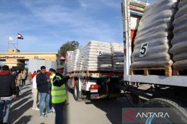 Truk Bantuan Kemanusiaan Akhirnya Tiba di Gaza Lewat Kerem Shalom