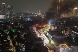 Kebakaran Pasar Taman Puring, Transjakarta koridor 13 kembali normal