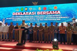 Kementerian P2MI dan Forkopimda Bengkulu deklarasikan cegah TPPO
