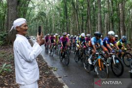 Pembalap asal Italia menangi etape kedua balap sepeda TdBI 2025