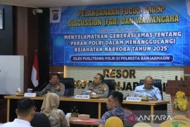 Polresta Banjarmasin-Puslitbang Polri selamatkan generasi dari narkoba