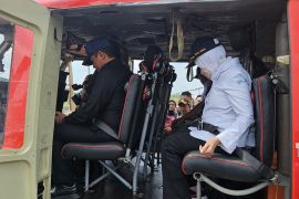 Menteri LH pantau lewat helikopter karhutla di Gambut Jaya
