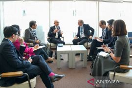 Wamenlu bahas isu Palestina pada pertemuan bilateral di PBB