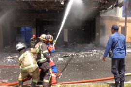 Api hanguskan gedung di Asrama Haji Medan, penyebab diselidiki