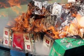 DJBC Aceh musnahkan 248 ribu batang rokok ilegal asal luar negeri
