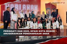 Peringati HAN 2025: KPAID Kota Bogor anugerahkan penghargaan anak