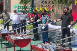 12 juta batang rokok ilegal tanpa cukai dimusnahkan Kejari Cilegon