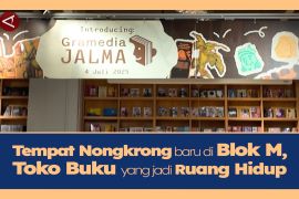 Tempat nongkrong baru di Blok M, toko buku yang jadi ruang hidup