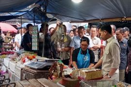 Wapres blusukan di Pasar Dauh Pala Tabanan, cek harga kebutuhan pokok