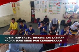 Rutin tiap Sabtu, Disabilitas Latihan hadapi Hari anak dan kemerdekaan