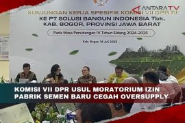 Komisi VII DPR RI usul moratorium izin pabrik semen baru cegah over supply