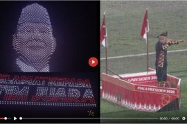Drone show hingga pacu jalur meriahkan final Piala Presiden 2025 - VIDEO