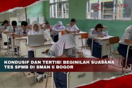 Kondusif dan tertib! beginilah suasana tes SPMB di SMAN 6 Bogor