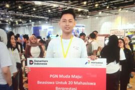 Almahdi, mahasiswa UIN Alauddin raih beasiswa PGN Muda Maju 2025