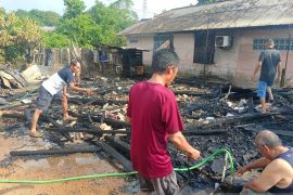 BPBD Bangka sebut tiga rumah warga terbakar