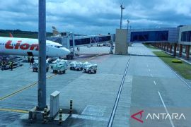 Penumpang angkutan udara di Bandara Babel naik 31,16 persen