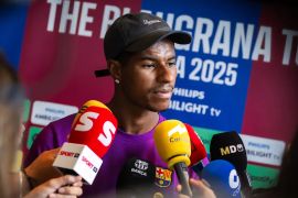 Hansi Flick andalkan Rashford gantikan Yamal lawan Newcastle United