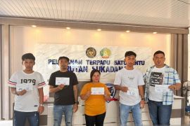 Terima amnesti Presiden, 5 napi Rutan Sukadana bebas