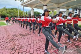 Kesbangpol Papua Barat sebut persiapan paskibra provinsi capai 65 persen