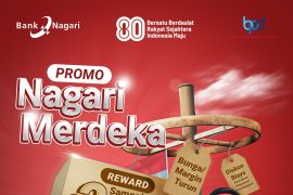 Bank Nagari rayakan HUT Kemerdekaan RI ke-80 dengan promo cashback kepada ASN, PPPK, Pegawai dan Pensiunan