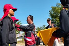 Anggota Paskibra Palangka Raya mulai latihan terpusat