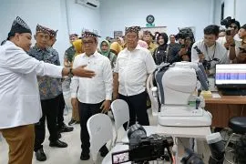 Menko PMK harap Katarak Center RSUD Padangan bantu pengobatan masyarakat